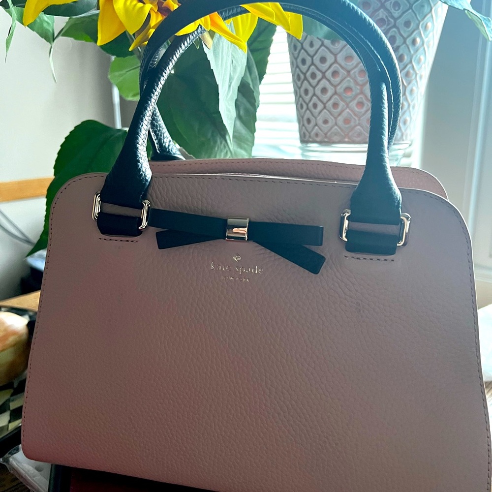 🌹 NWT ~ Authentic PEBBLED LEATHER.                                🌹 BLUSH PINK - Picture 6 of 11